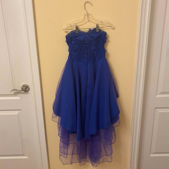 Royal Blue Formal Dress size 10/12 (small) by Blink Blank - Picture 5 of 7